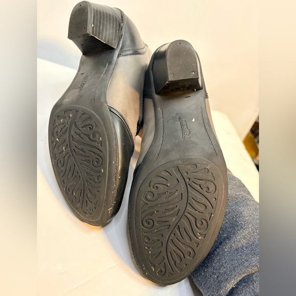 Earth Shoes Serano Mary Jane Heels Black and Gray Women's strappy Ankle Boots - Picture 7 of 15